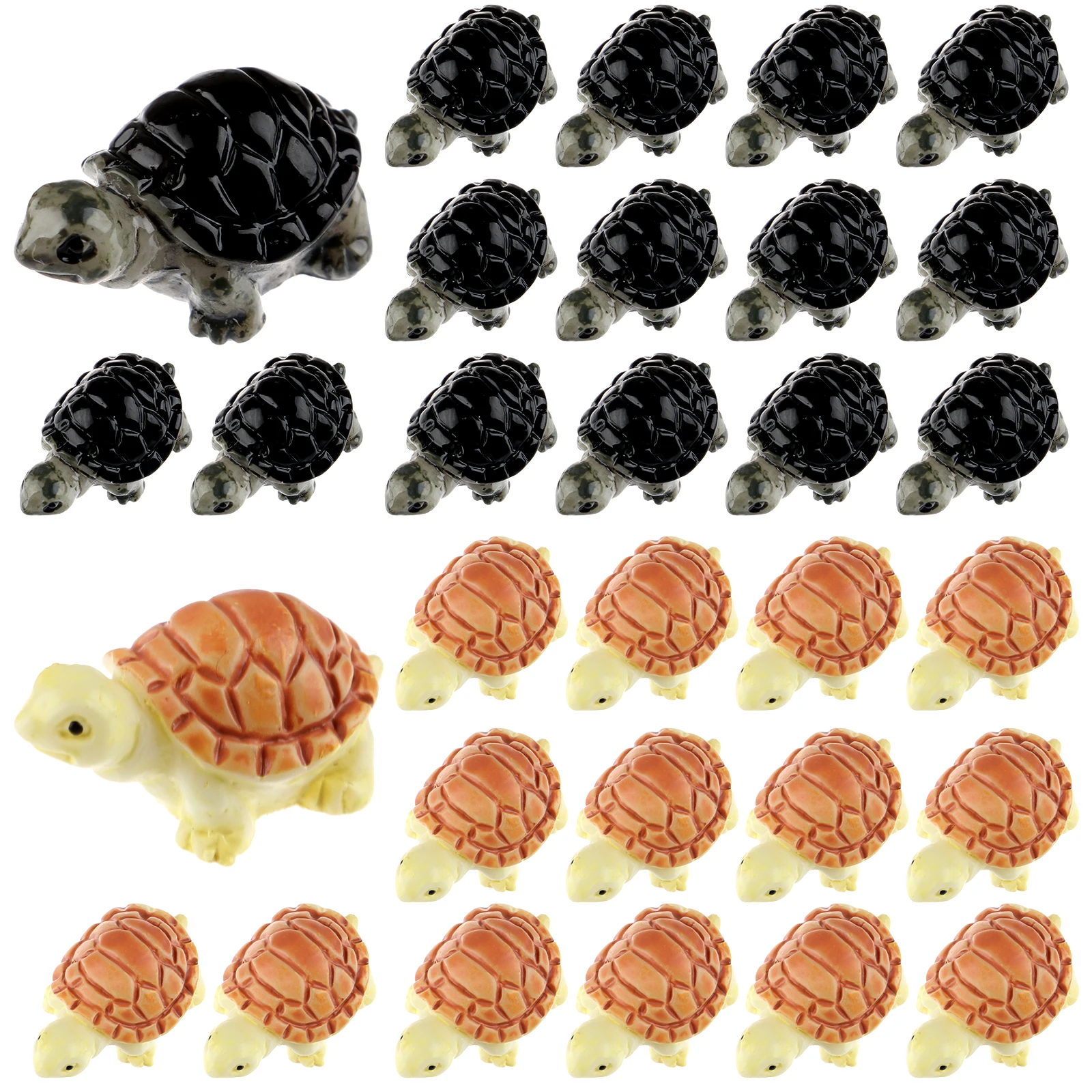 

Resin Mini Turtles Miniature Turtle Statue Miniature Figurines Fairy Garden Acce