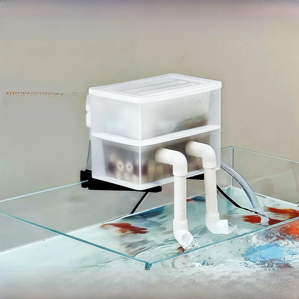 

Маленький фильтр-бокс для аквариума, система циркуляции воды, многоразовое аквариумное оборудование, товары для животных и корма.