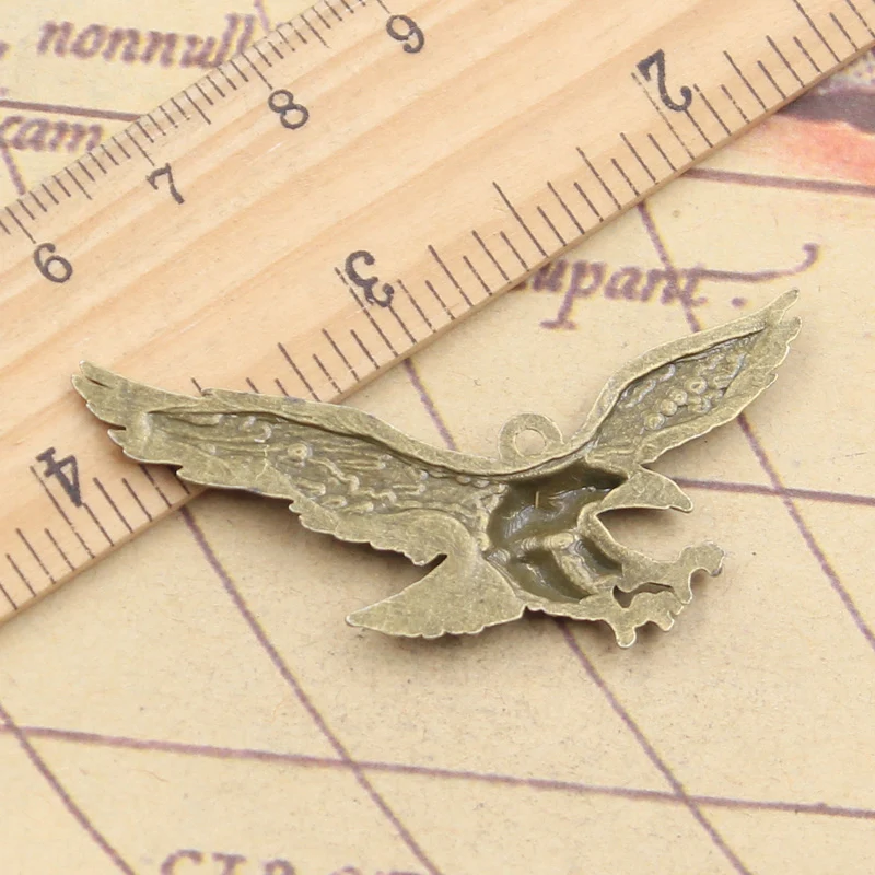 10pcs Charms Hawk Eagle 28x50mm Tibetan Silver Color Pendants Antique Jewelry Making DIY Handmade Craft For Bracelet Necklace