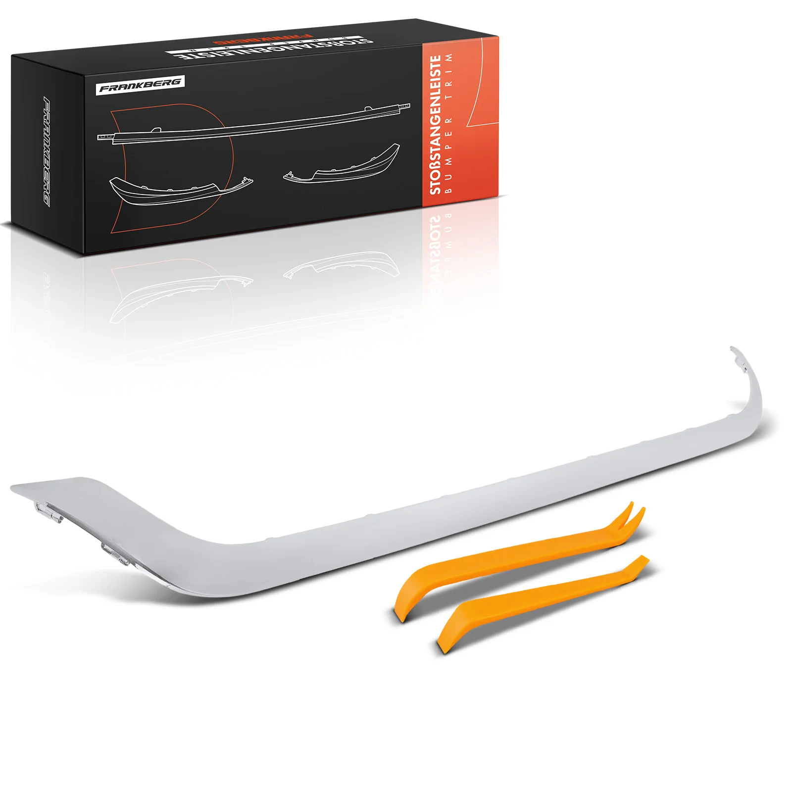 Frankberg 1x Trim Bumper Voor Links Rechts voor Mercedes-Benz W205 S205 A205 C205 Bj vanaf 2013 MB1047121 2058851474