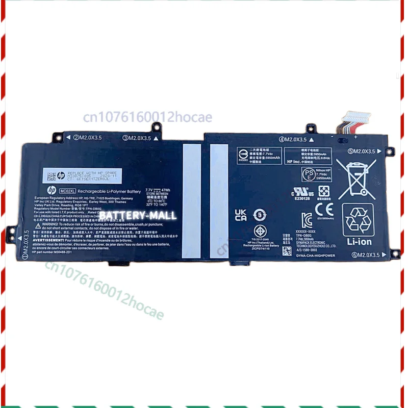 

New Genuine MC02XL Battery for HP Elite x2 G4 HSTNN-DB9E L45645-2C1 MR02XL 47WH