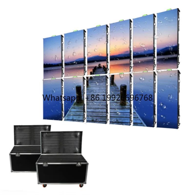 Factory Price Fast Lock Slim SMD P2.6 P2.97 P4.81 P3.91 Indoor Rental Led Video Wall
