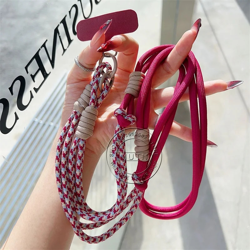 Colorful Knitted Phone Crossbody Strap
