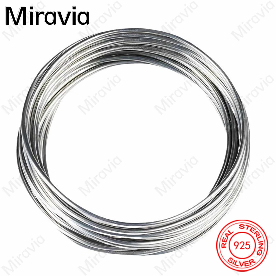 

Miravia 925 Sterling Silver Ten Smooth Circle Bracelet Charm Fashion Woman Engagement Jewelry
