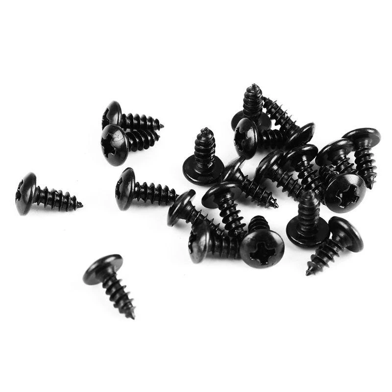 

E74D Torx Screws Head Tapping Screws Pan Oval Head Cutting Screws Engine Cover Undertray Splashguard Universal 100pcs