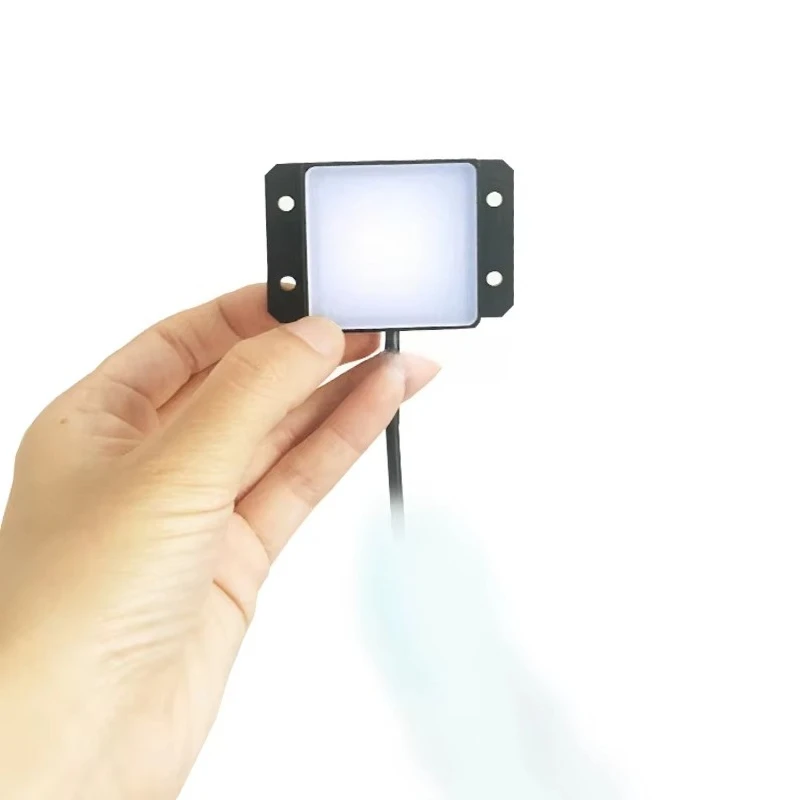 High Brightness Square Flat Backlight Industrial Vision Inspection CCD Backlight Machine Vision Light Source 40*40MM