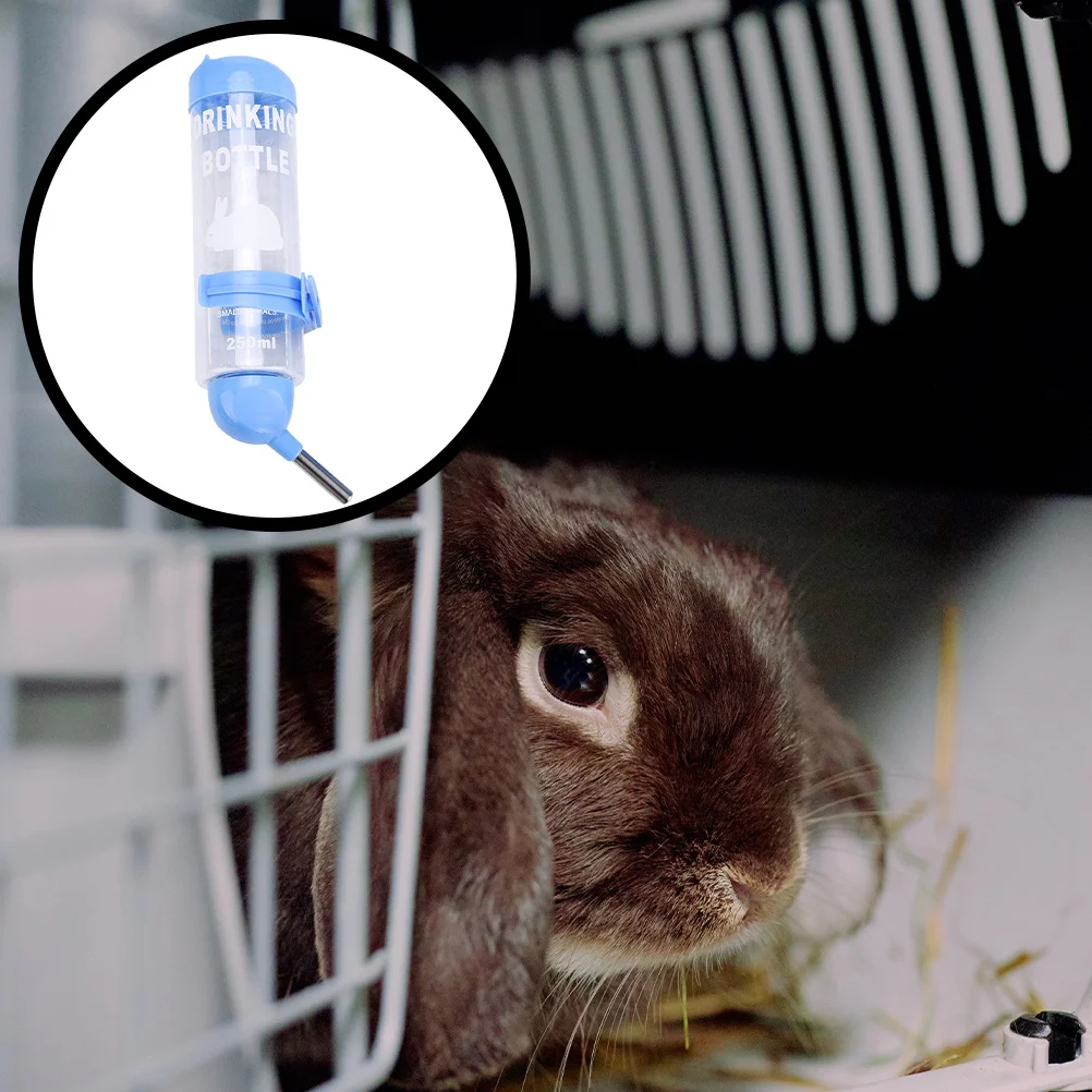 

3Pcs Round Head Water Bottle Bite Resistant Pet Drinking Bottle Easy Wash Small Animal Cage Accessory Pet Cage Accessory