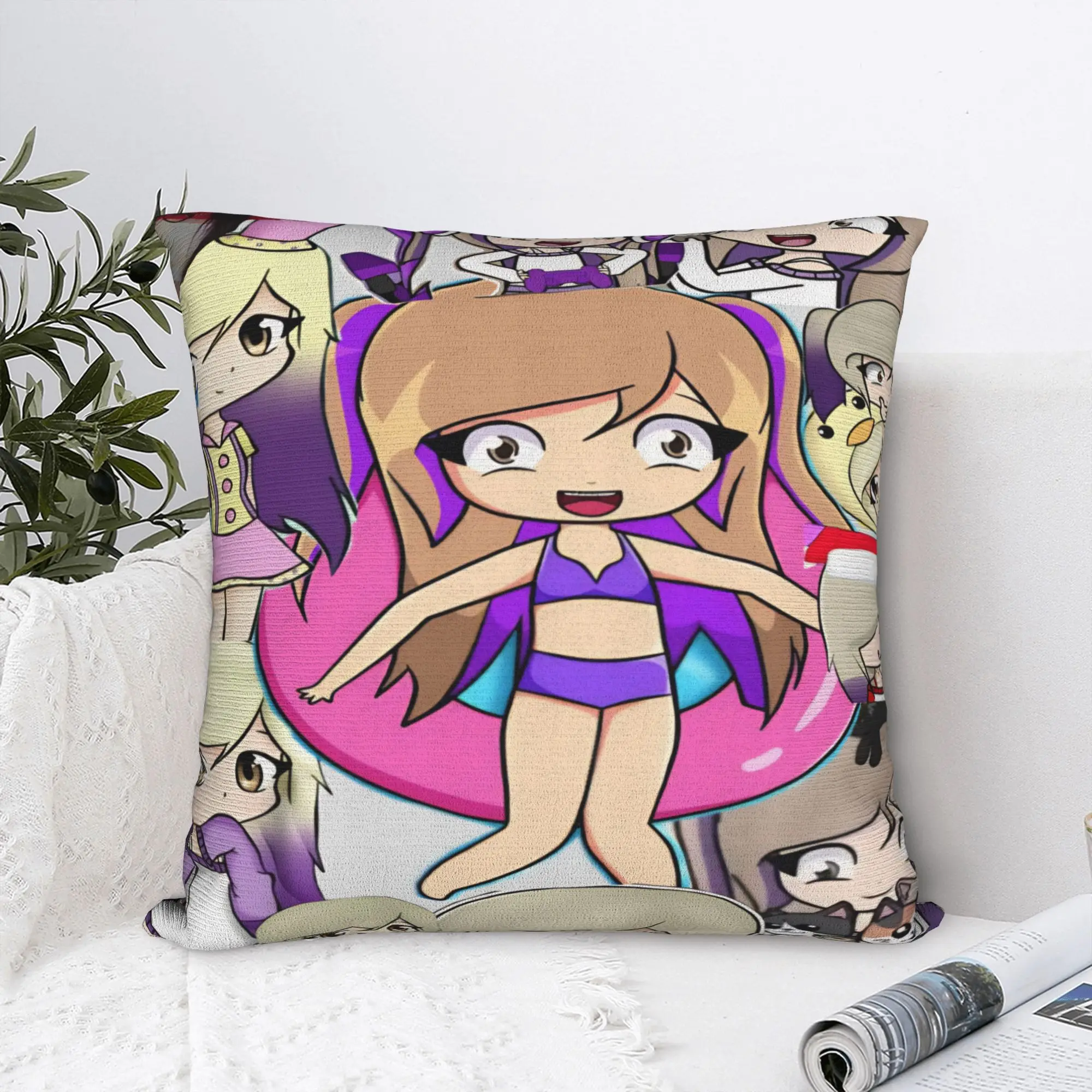Dense Real Mix Collage Lyna Vallejos  Pillowcases Product Printed Cushion Cover  Pillow Covers Home Decor Zipper Multiple Sizes