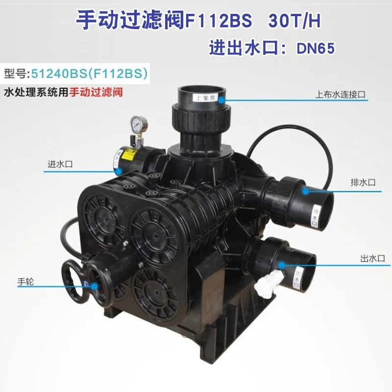 Runxin Valve F77BS 15T/H   F112BS 30T/H Activated Carbon Filter Valve