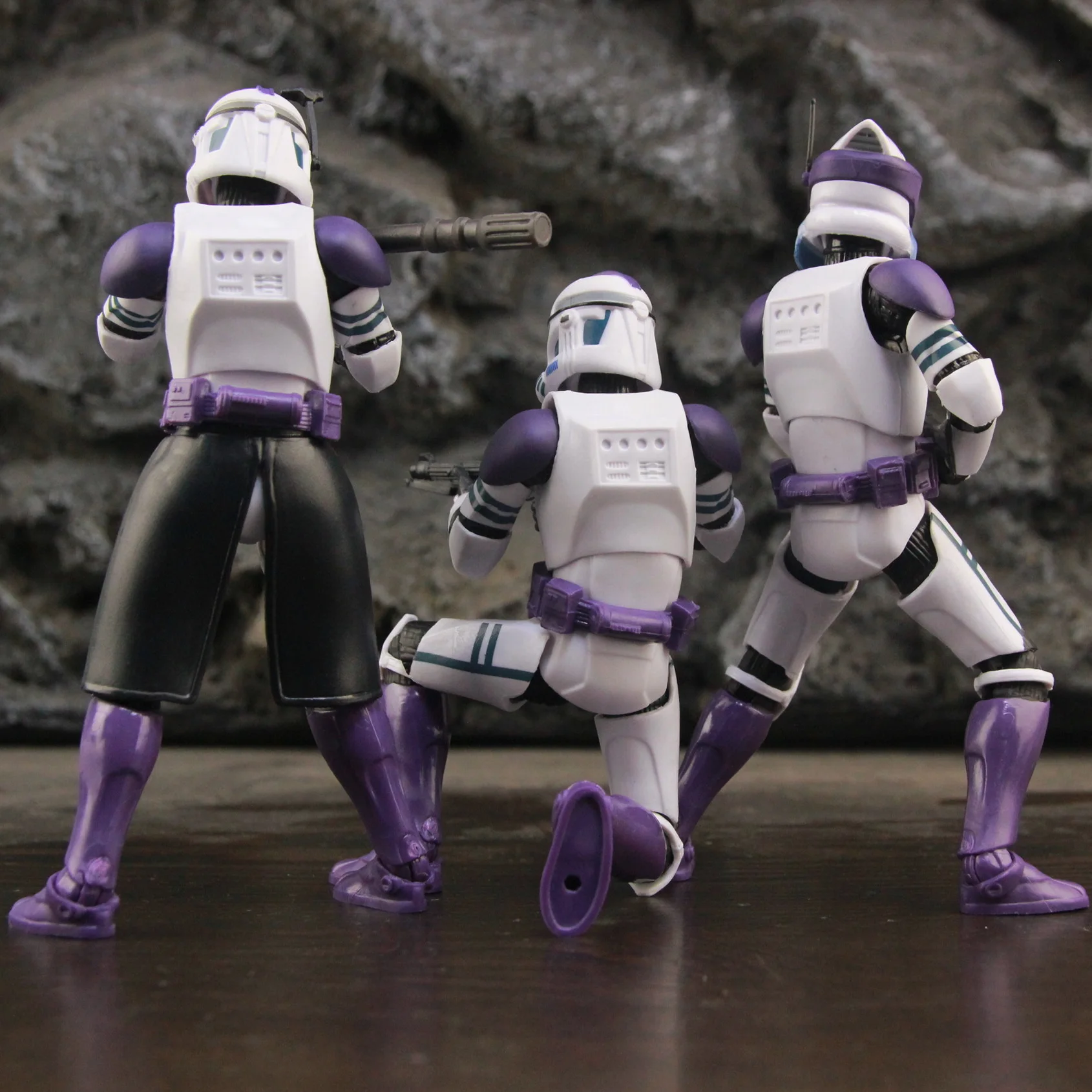 Новое тело 187-го легиона Purple Phase II P2 ARF Trooper Rocket Team Leader 6 дюймов Фигурка Mace Windu Republic Grand Army Clone