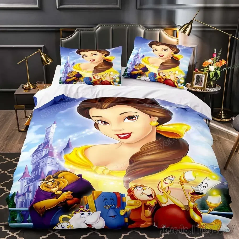 Original Disney Prinzessin Schneewittchen Mädchen Bettbezug Set HD Tröster Abdeckung für Kinder Bettwäsche Sets Bettwäsche Schlafzimmer Dekor