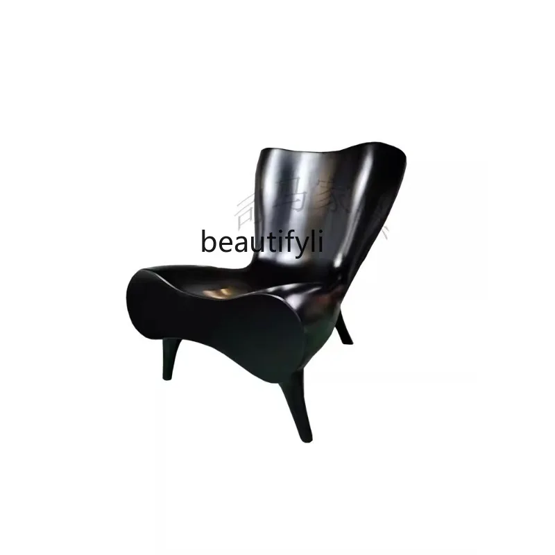 

Customized Creative and Slightly Luxury Special-Shaped Smiling Mouth Personal Leisure Bench Hotel Reception Armchair Chair