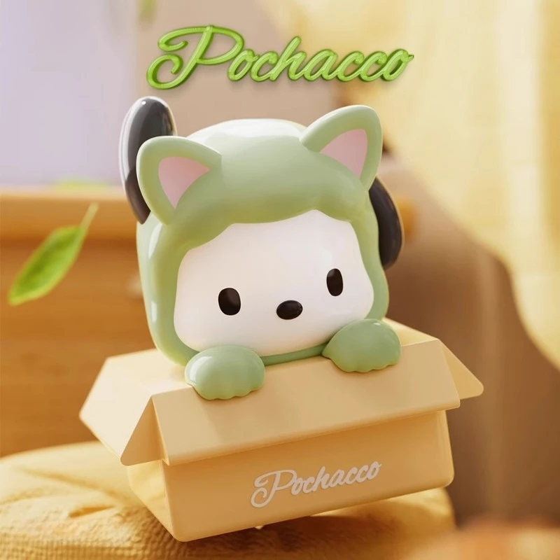 Figurine d'action de chat élégante, Statue de dessin animé Kawaii, ornement de bureau, cadeau