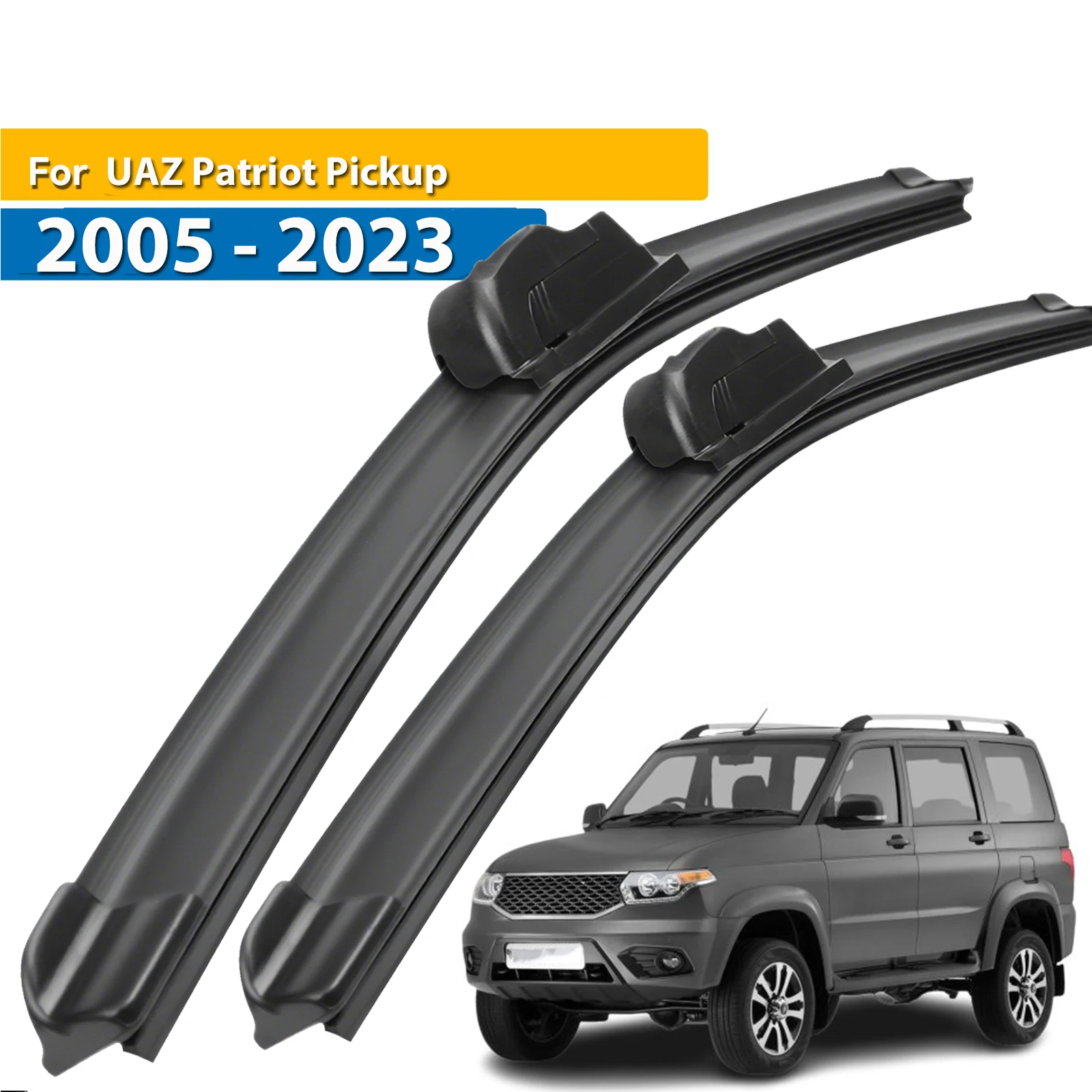 

Erick's Wiper LHD Front Wiper Blades For UAZ Patriot Pickup 2005 - 2023 Windshield Windscreen Window Car Rain Brushes 21"+21"