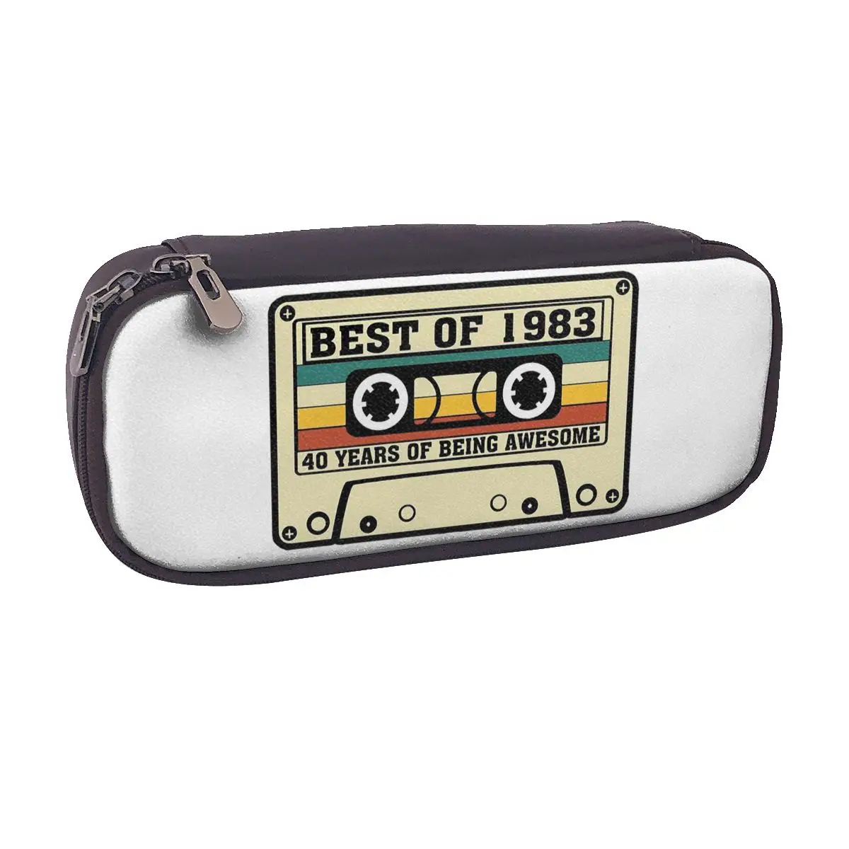 

3D кассета музыкальная лента кожаный пенал для мальчиков и девочек подарки коробка для ручек пенал канцелярские принадлежности ручка