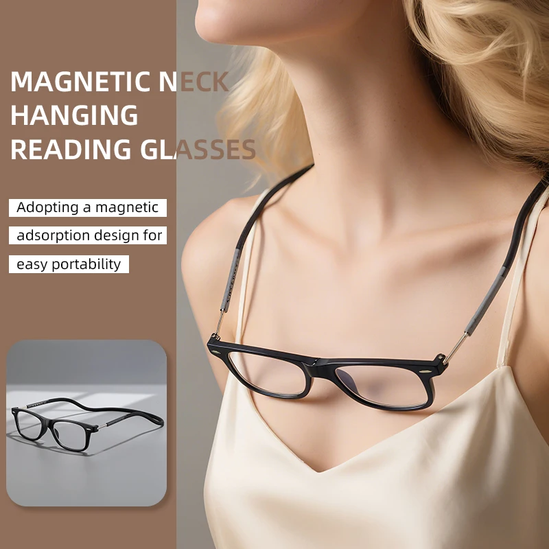 نظارات قراءة أظافر الأرز المعلقة على الرقبة مريحة للحمل وعالية الوضوح ومريحة للقراءة اليومية