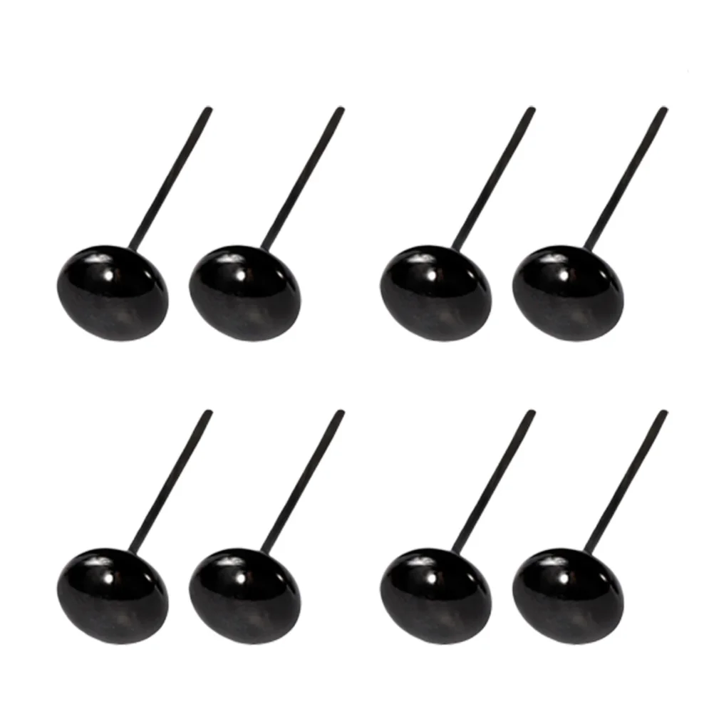 

200Pairs Black Safety Eyes Plastic 7mm DIY Animal Eyes for Craft Projects School Activities Handmade Decoration