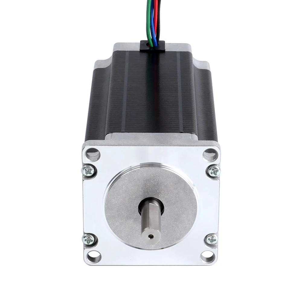 STEPPERONLINE Nema 23 Stepper Motor 3Nm 4.2A Stepping Motor 8mm Diameter 4 Wires for 3D Printer CNC Milling Machine