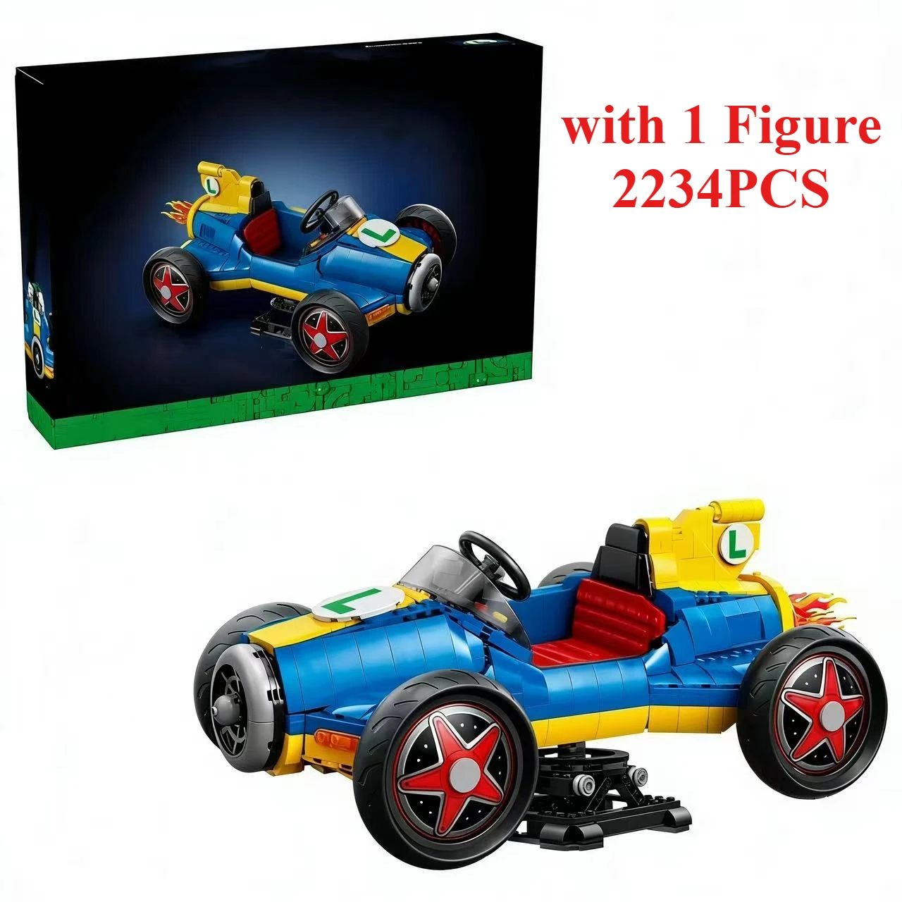 

2026 New 72050 Mach 8 Super Racing Car Building Blocks Set Educational DIY Bricks Toy Creative Race Car for Kids Boys Girls