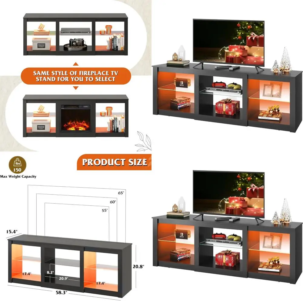 65 Led Tv Stand - M…