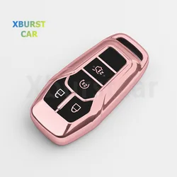 Auto Shell Fob For Ford Fusion Mondeo Mustang F-150 Explorer Edge 2015 2016 2017 2018 Soft TPU Car Key Case Cover Accessories