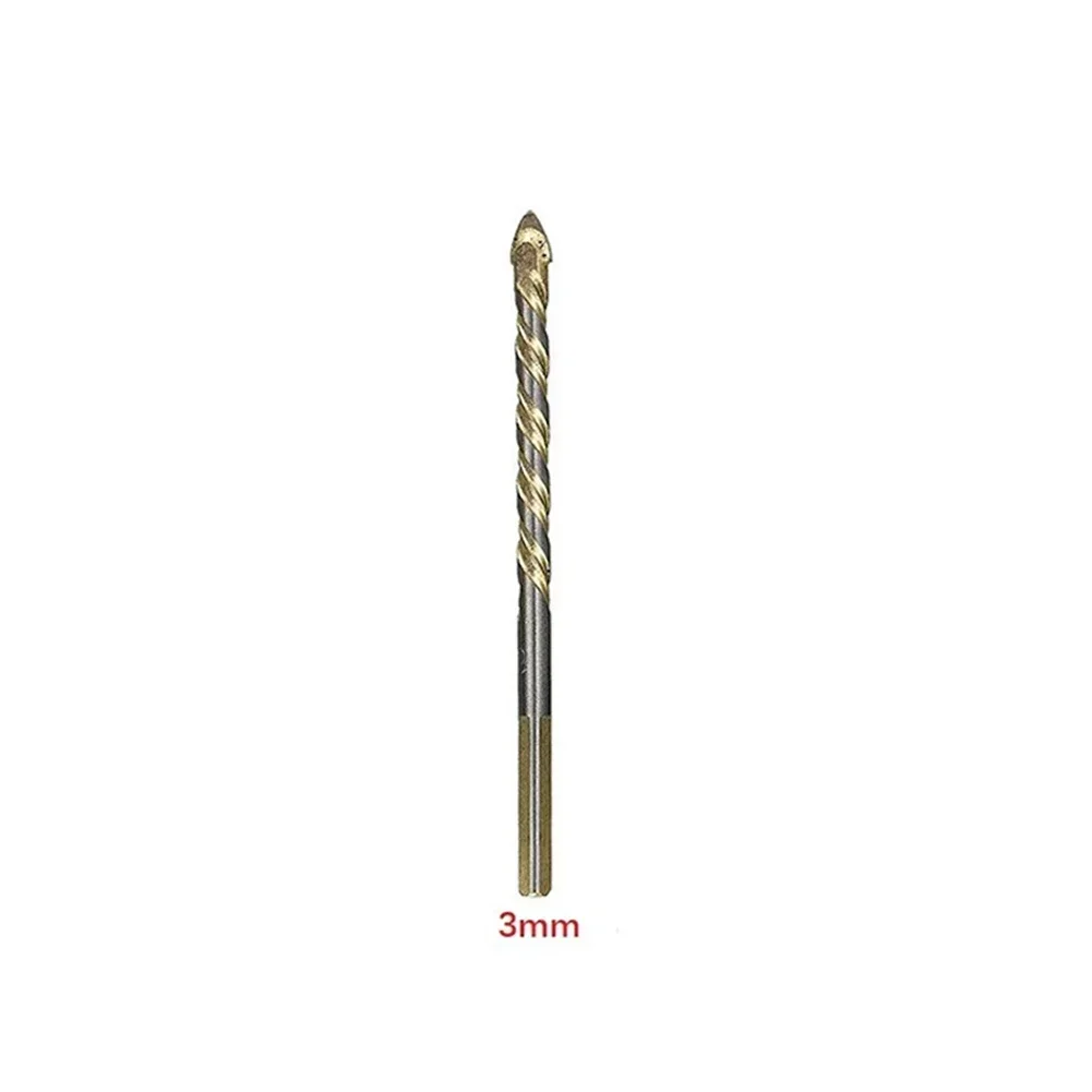 Drill Bit Alloy Triangle Drill Bit With Spiral Shaft For Clean And Precise Holes In Tiles Concrete And Glass 1pc