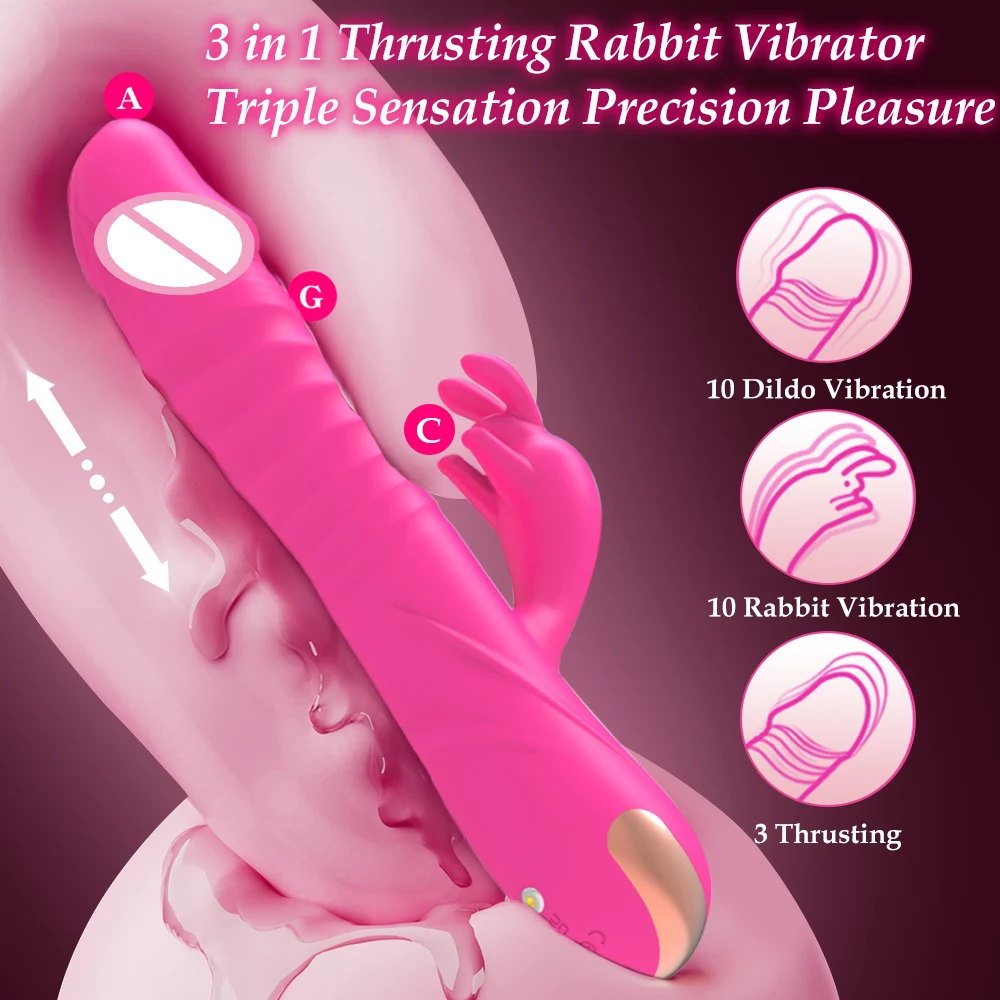 المبتدئين G-بقعة هزاز البظر محفز Thrusting دسار قوية 10 تهتز الإناث معدات الاستمتاع واللعب الجنسي للزوجين