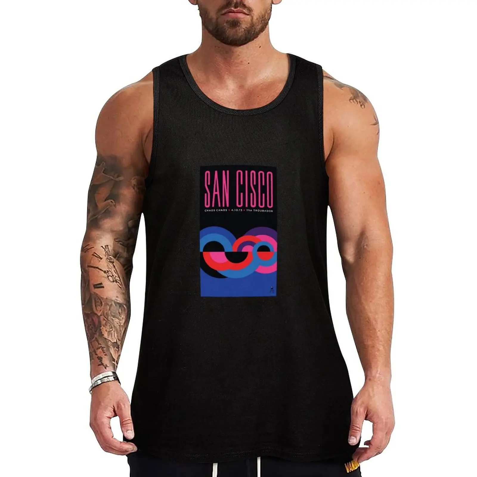 

San Cisco Poster Tank Top Мужская одежда в роскошном стиле мужская одежда