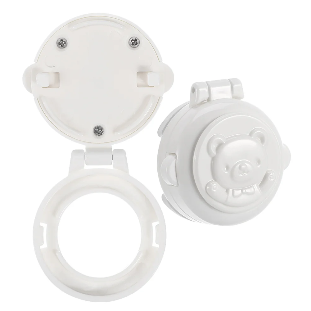 2 قطعة قفل أمان زر الطفل برهان غسالة سيارة بدء غطاء للحماية سلامة الطفل قفل أزرار دائم للغبار رطبة #4