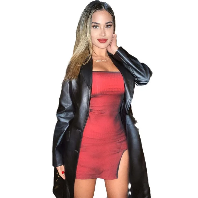 Malha dupla camada sexy vestido magro feminino sem mangas festa bodycon 2025 bandagem elástica divisão tendência clubwear magro outfit vestido