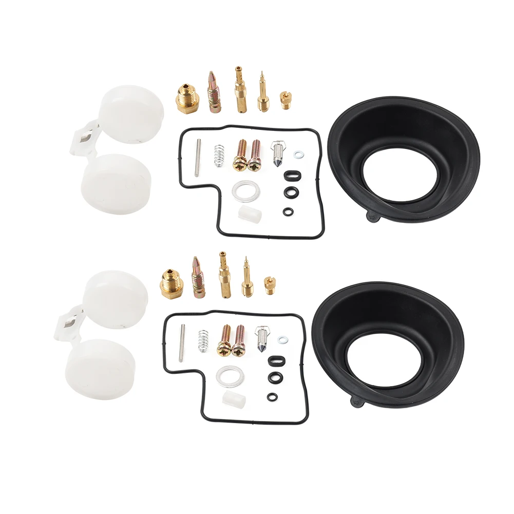 2 Sets Motorcycle Carburetor Repair Kit Carb Diaphragm Float For Honda XL600V Transalp 1987-2000