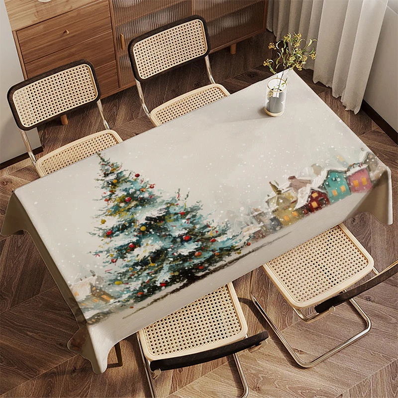 Geometric Floral Tablecloth Restaurant Kitchen Tablecloth Living Room Home Decoration Rectangular Party Decoration