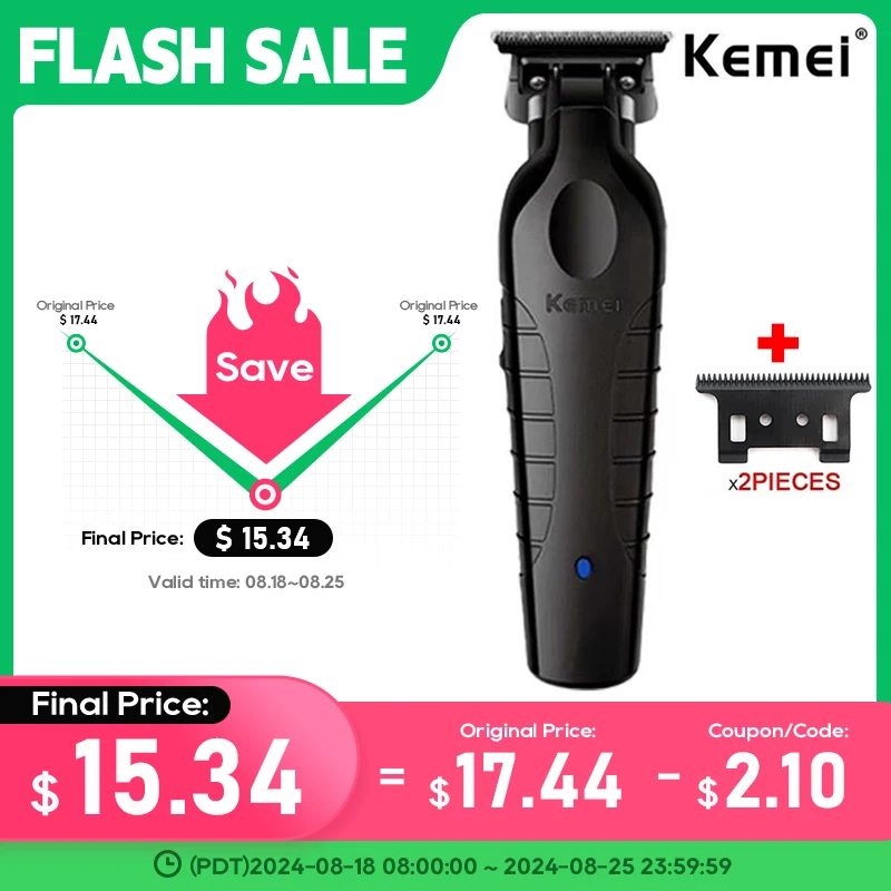 Kemei Hair Clipper Haircut Hair Cutter Machine Machine