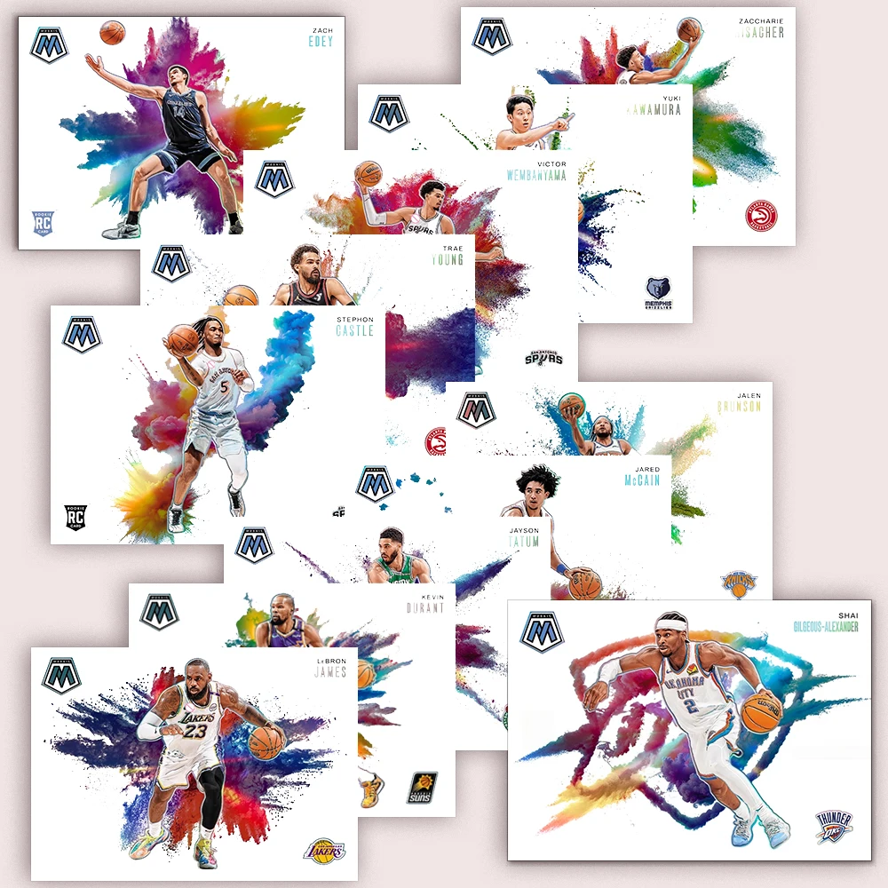 

PANINI 2025 basketball Colored cigarette collection card DIY homemade edwards mccain tatum morant jokic durant Holiday gifts