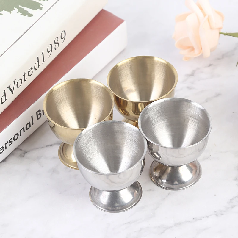 Stainless Steel Boiled Egg Cups Stand Rack Eggs Holder Egg Holder Cooking Tool