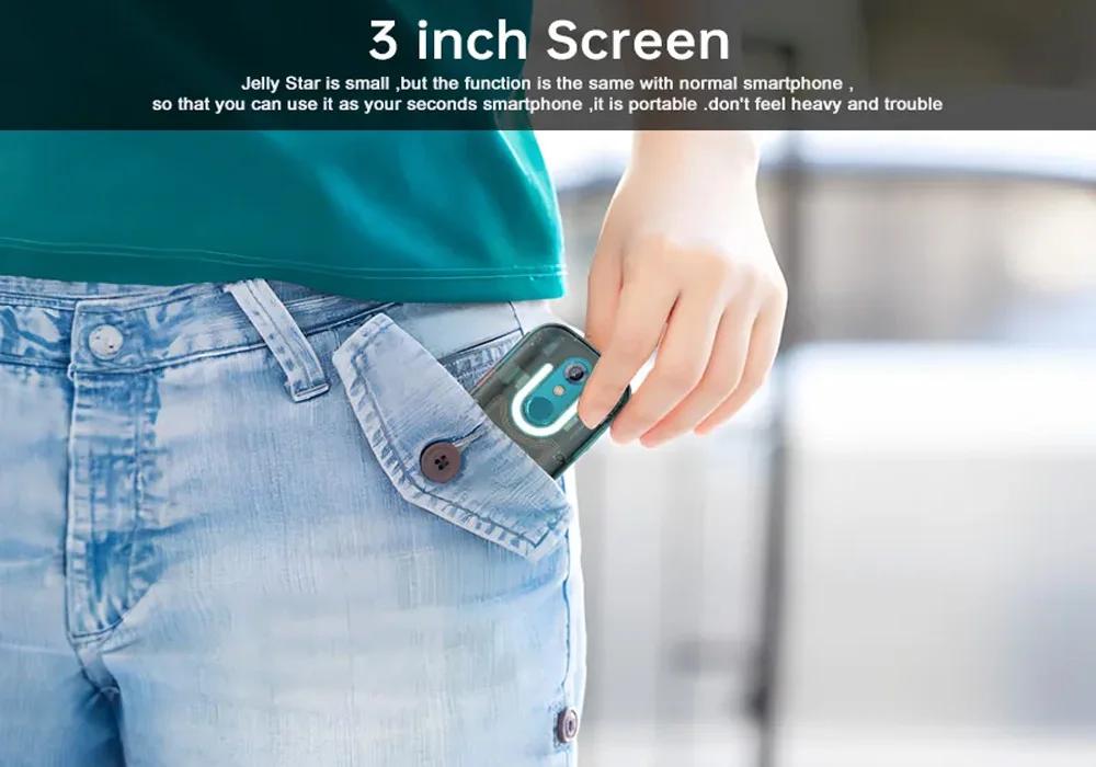 Unihertz Jelly Star,8 Гб + 256 Гб, 48MP Main Camera,2000 мАч, Android 13, Mini 3 inch, глобальная версия