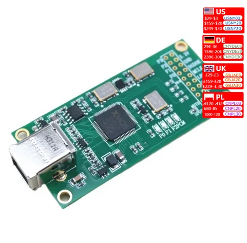 New XU208 xmos USB digital audio interface U8 upgraded version asynchronous sub card amanero module