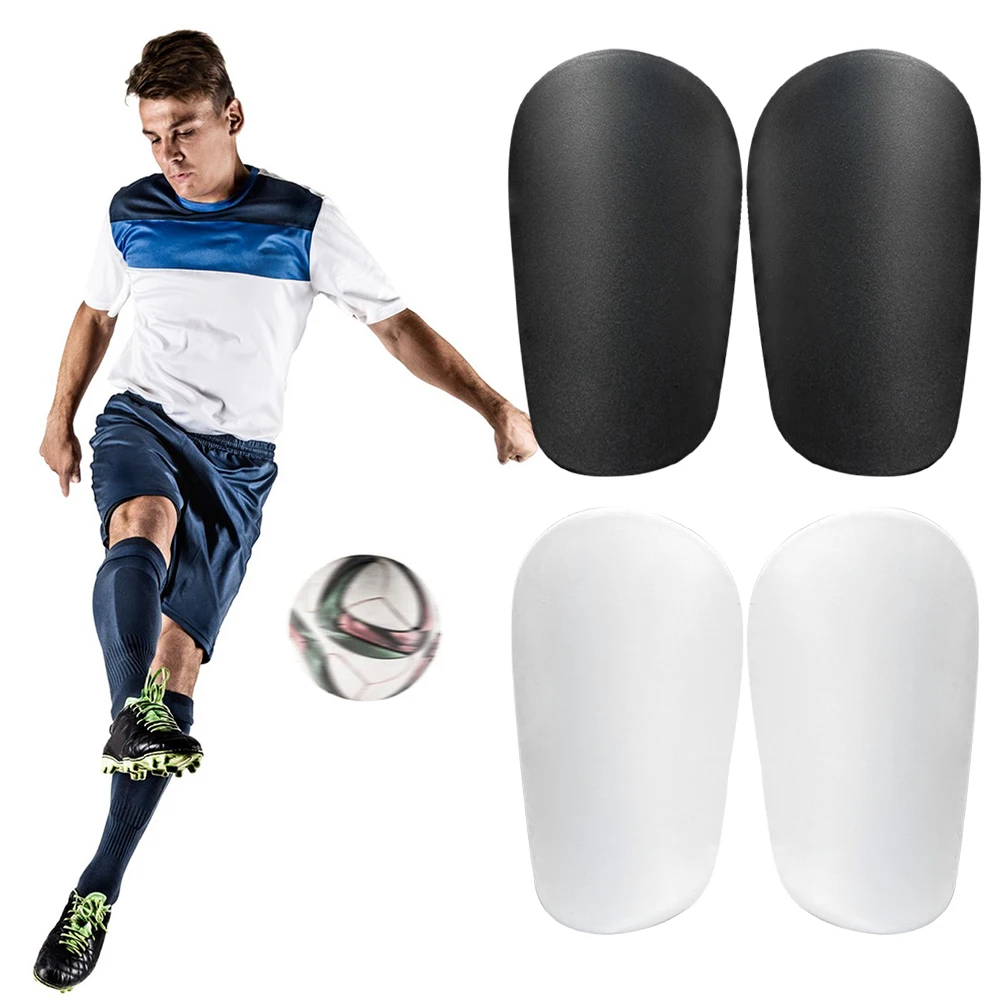 Mini espinillera de fútbol resistente al desgaste, Protector de piernas absorbente de golpes, tablero de vástago de entrenamiento de fútbol portátil ligero, 1 par