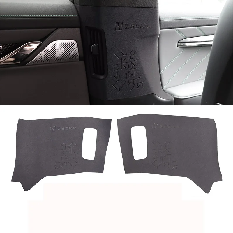 for ZEEKR 001 2022 2021 2023 Car B Pillar Anti-kick Protective Mat Centre Pillars Protection Pad Sticker Accessores