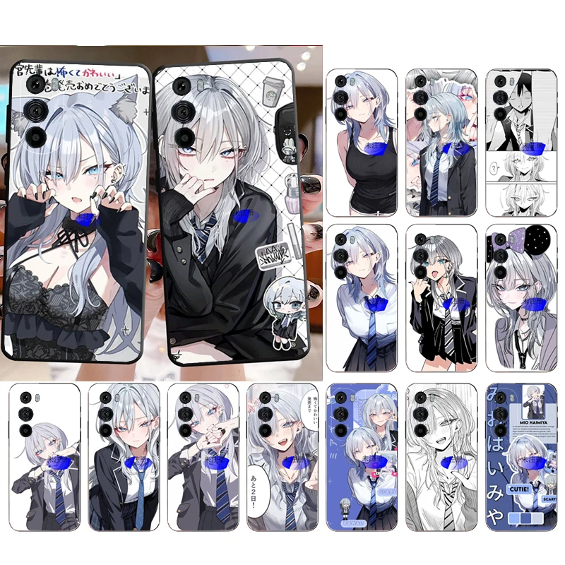 Чехол для телефона Motorola Edge 60 50 40 Pro 60 50 40 30 Ultra Neo Fusion Moto G Stylus G Haimiya senpai wa Kowakute Kawaii