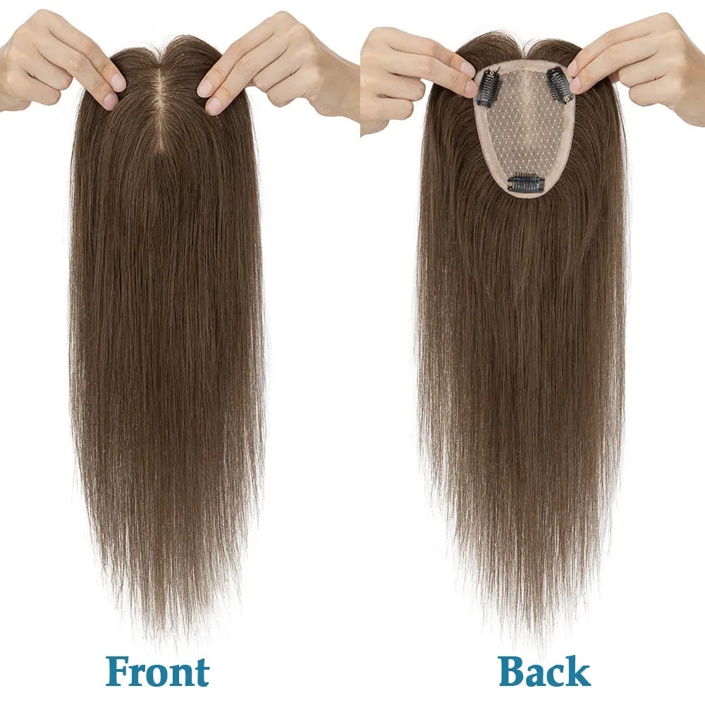 خيارات غنية 9x12 سنتيمتر الشعر القبعات العالية للنساء شعر بشري حقيقي لا الانفجارات ملحقات علوية قطع لتخفيف الشعر ترقية قاعدة الحرير