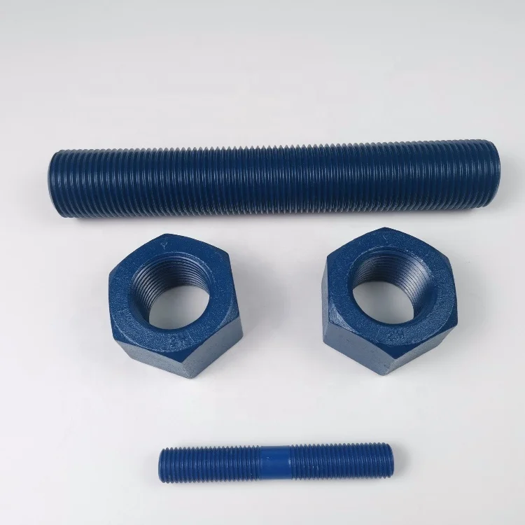 API 20E ASTM A193 B7/ASTM A194 2H عالية القوة مسمار الترباس مع المكسرات Oilfield Wellhead أجزاء السحابات الطين مضخة المسمار السحابات #5