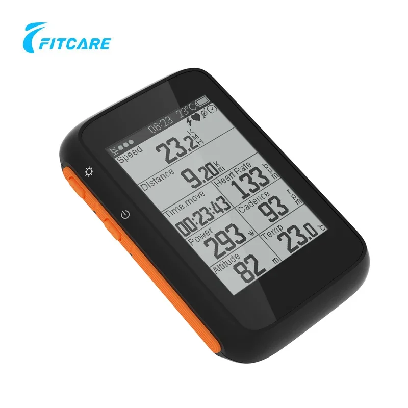 Fitcare Original Factory Wireless GPS Speed meter Waterproof Road Bike Bluetooth ANT+ Cycling Computer wireless bicycle