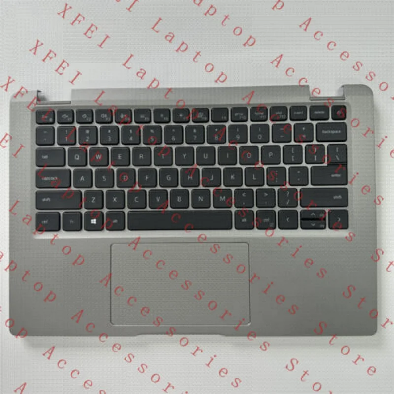 

F new Palmrest For Dell Latitude 5320 w/Backlight Keyboard Touchpad Silver 02C9HJ