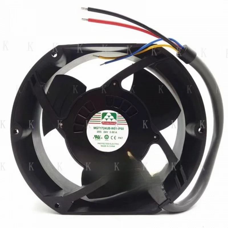 

C FOR MAGIC MGT1724UB-W51-IP68 17251 24V 3.00A High Airflow Cooling Fan