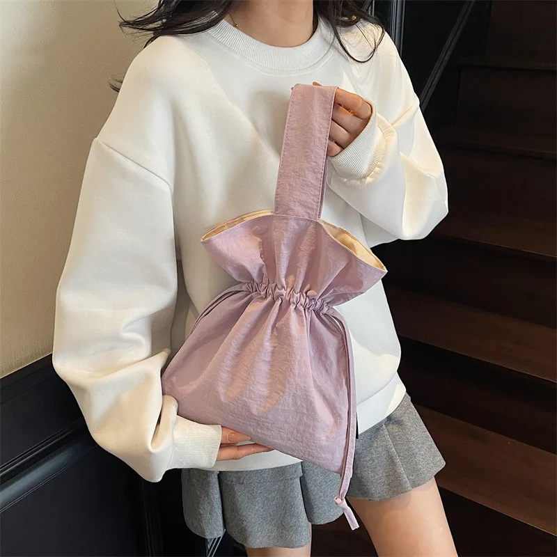 محفظة نسائية فاخرة برباط عتيق لعام 2025، حقيبة قماش مستوحاة من الطراز القديم، حبال كاجوال متعددة الوظائف لعطلة نهاية الأسبوع والسفر ​