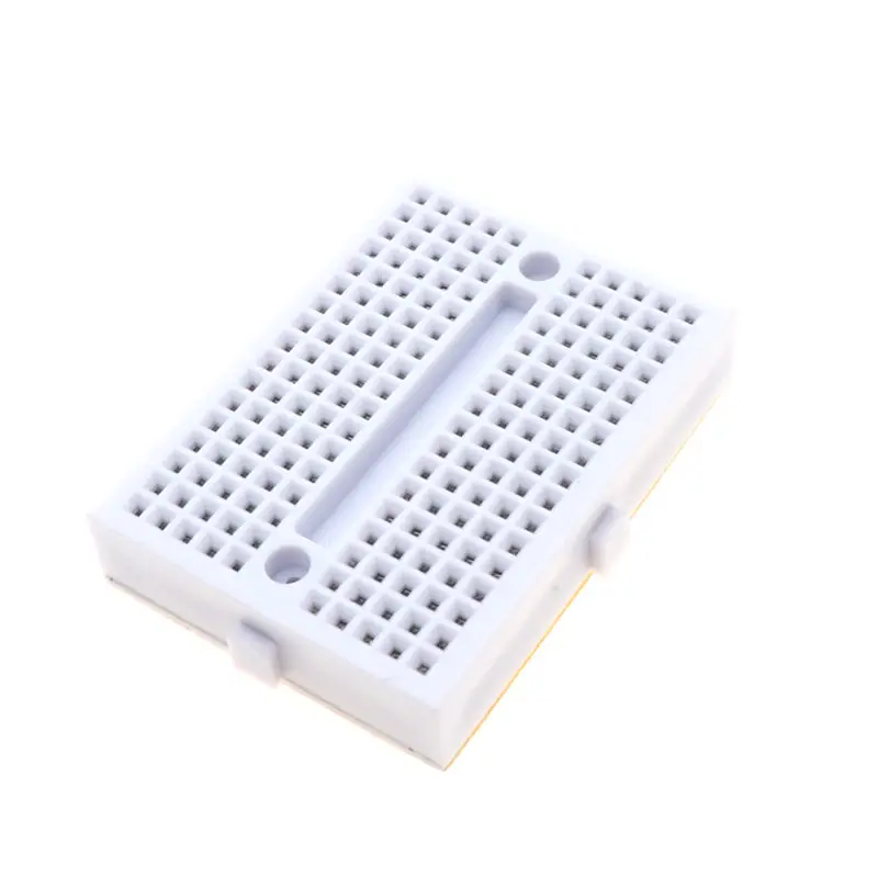 1 Stück SYB-170 Mini lötfreies Prototyp-Steckbrett 170 Verbindungspunkte 35 x 47 x 8,5 mm für Diy-Kit mit blau, grün, gelb, schwarz, rot – Detail 9