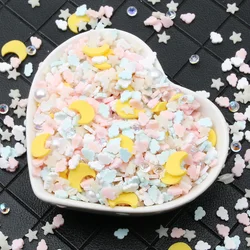 18g/Pack Mix Moon Star Cloud Crystal Clay Filling For DIY Epoxy Resin Filler Nail Art Decoration Resin Jewelry Making Supplies