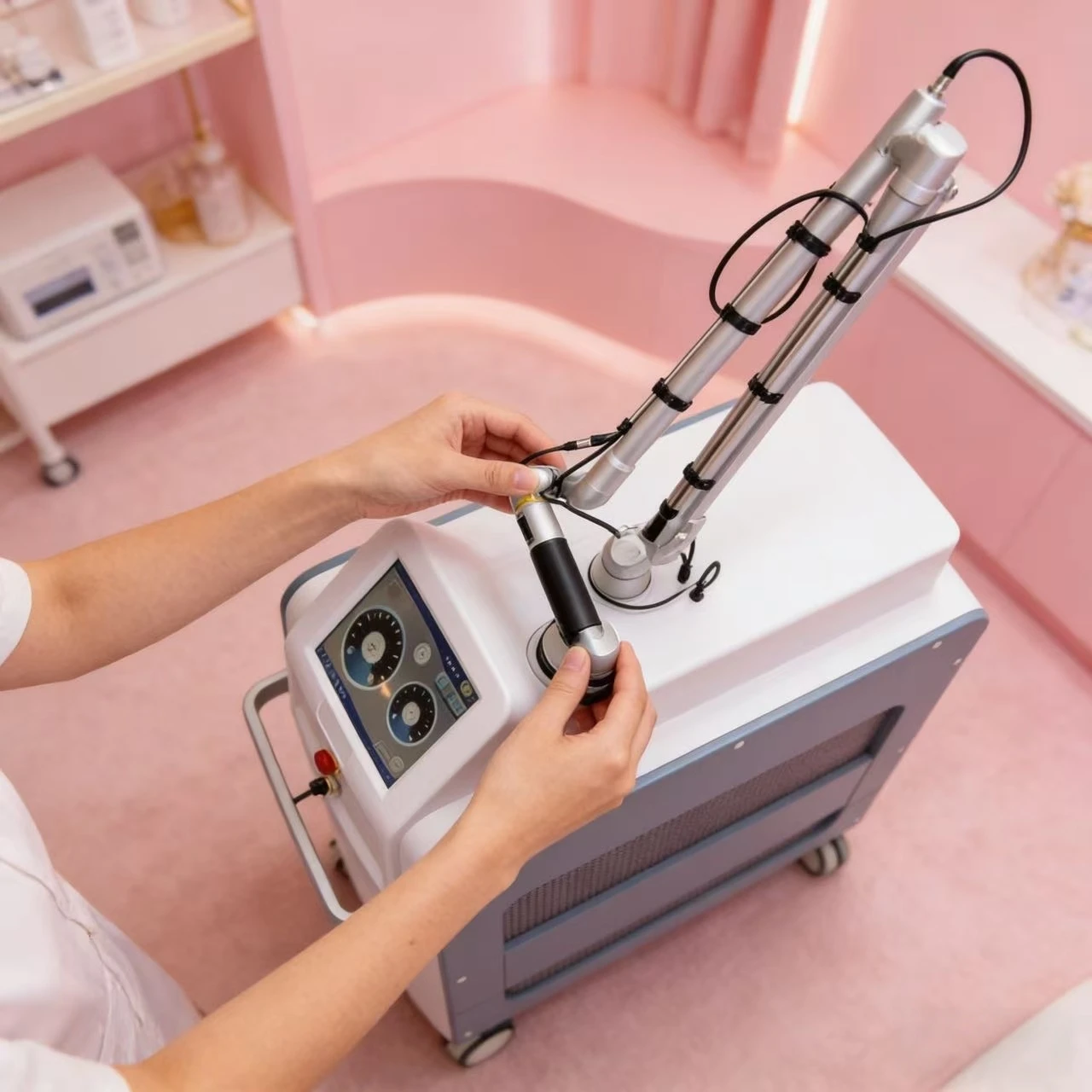 

Vertical skin la-ser Q-switch skin specially designed Remove Freckles and Tattoo Removal beauty salons