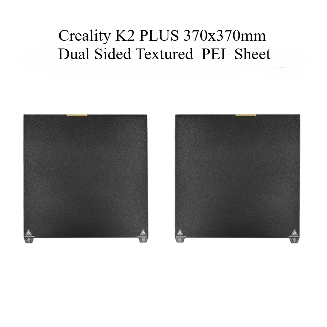 

1 шт. K2 PLUS, дизайнерская пластина, текстурированная PEI 370x370 мм для Creality K2 PLUS, двухсторонняя пружинная сталь PEI, гибкая платформа с подогревом